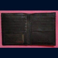 Men's GENUINE SOFT LEATHER BI-FOLD 12 CARD SLOT BILLFOLD By MARSHAL (Gently Used)😇 EXCELLENT CONDITION!👀🤯 Please Read Description.