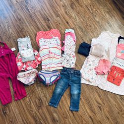 Girl’s Clothes: Size 18 Months-2T