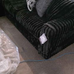 New Midnight Black Cloud Sectional 