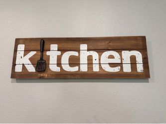 Kitchen Wall Wood Art