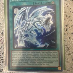 Red eyes, black metal dragon, first edition holograph
