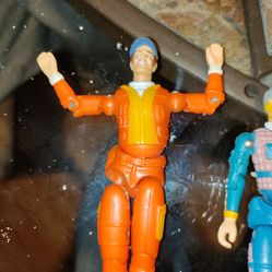 2 Bendum Action Figures With Broken Bands. Band Can Be Replaced 