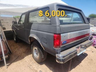 1990 Ford Bronco Full-Size SUV $ 6,000.