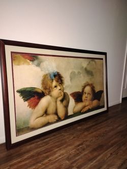Beautiful cherub twins