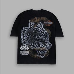 DARC SPORT X HARLEY DAVIDSON SNAKE & WOLF SHIRT 