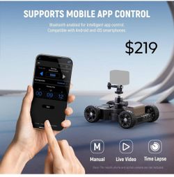Motorized Camera Dolly with App Control