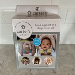 Carter’s Head Support & Strap Cover Set - NEW