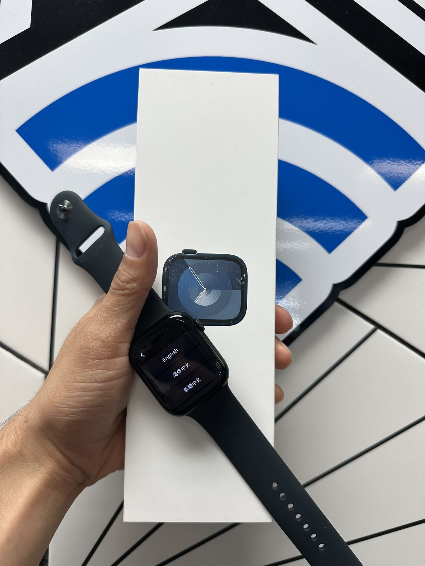 Apple Watch Series 9 (Cellular) Unlocked 45MM Midnight With Apple Care Warranty