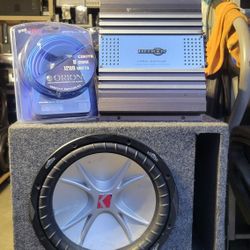 Kicker Sub And Amplifier And Kit 