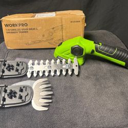 WORKPRO Cordless Grass Shear & Shrubbery Trimmer (Model W125106AE)