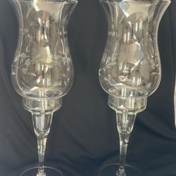Princess House Hurricane Lamps