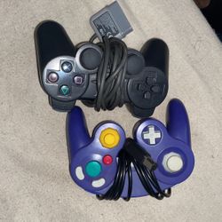 Classic GameCube Remote And classic PS2 Remotes