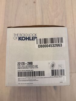 KOHLER K-22170-2MB Purist 3-Function Showerhead 2.5 GPM Brushed Brass NEW
