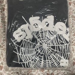 Sp5der Hoodie Black Knitted Version