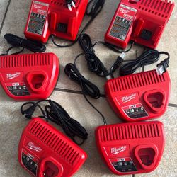 Milwaukee Chargers For M 18 And M 12 * BRAND  NEW Read Description Below
