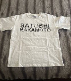 Satoshi nakamoto shirt  size XL