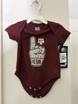 Texas A&M onesie