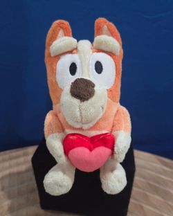 Bluey Valentine's Day Bingo 8" Plush Hanger