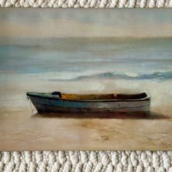 Acrylic Boat Print On Canvas 2ft x 1.5ft