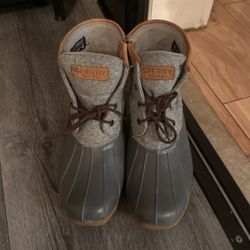 Women's Saltwater Wool Embossed Duck Boot w/ Thinsulate