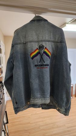 Balenciaga Denim Pride Jacket