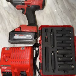 Milwaukee M18 con llave de impacto de alto par UNE-KEY Anillo de fricción de 1/2 pulgada