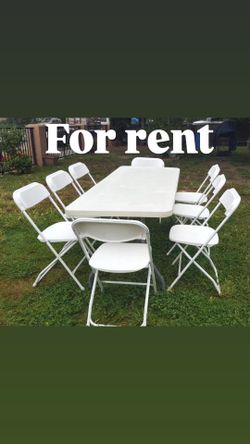 Chairs and tables