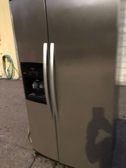 Whirlpool gold stainless steel refrigerator
