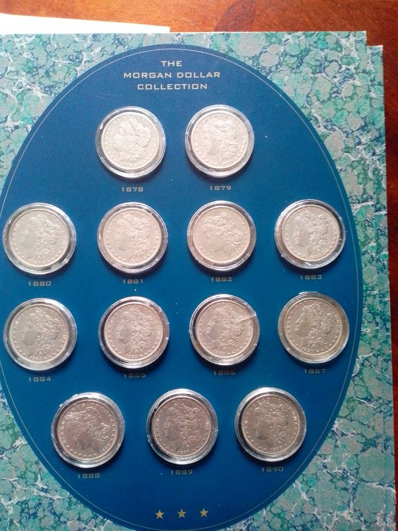 25 Silver Dollars Set   $$1350 