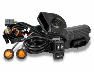 Switch Works Street Legal Turn Signal Core Kit w/Horn & 2 Round Led Ambers