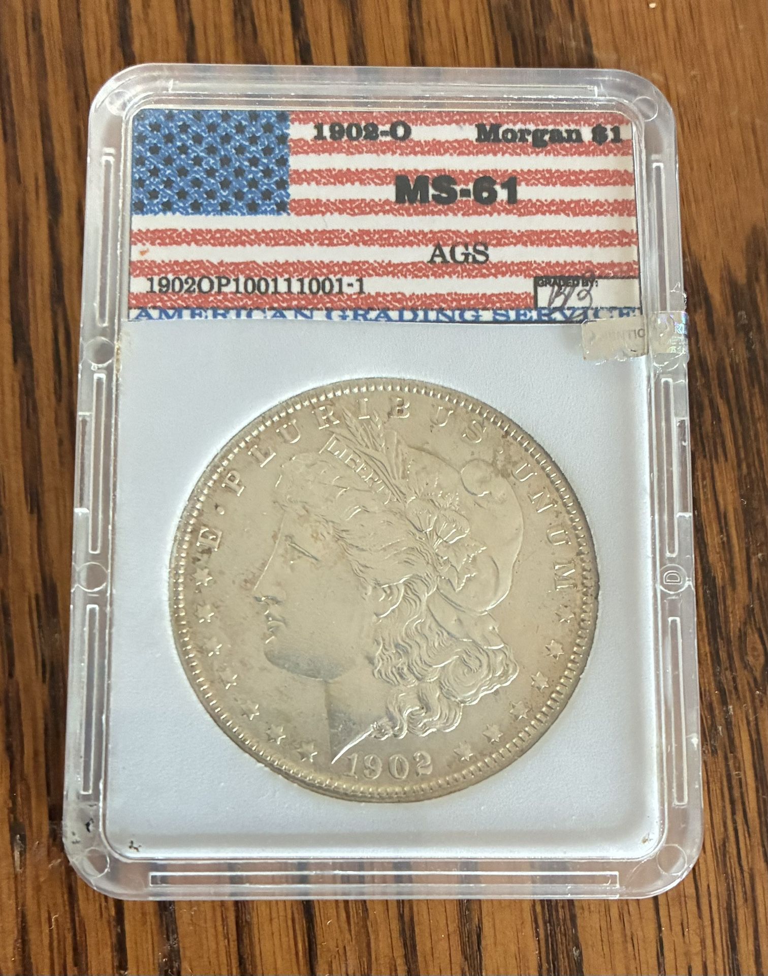 1908 O Morgan Silver Dollar