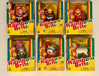 Rainbow Brite COMPLETE SET OF SIX!