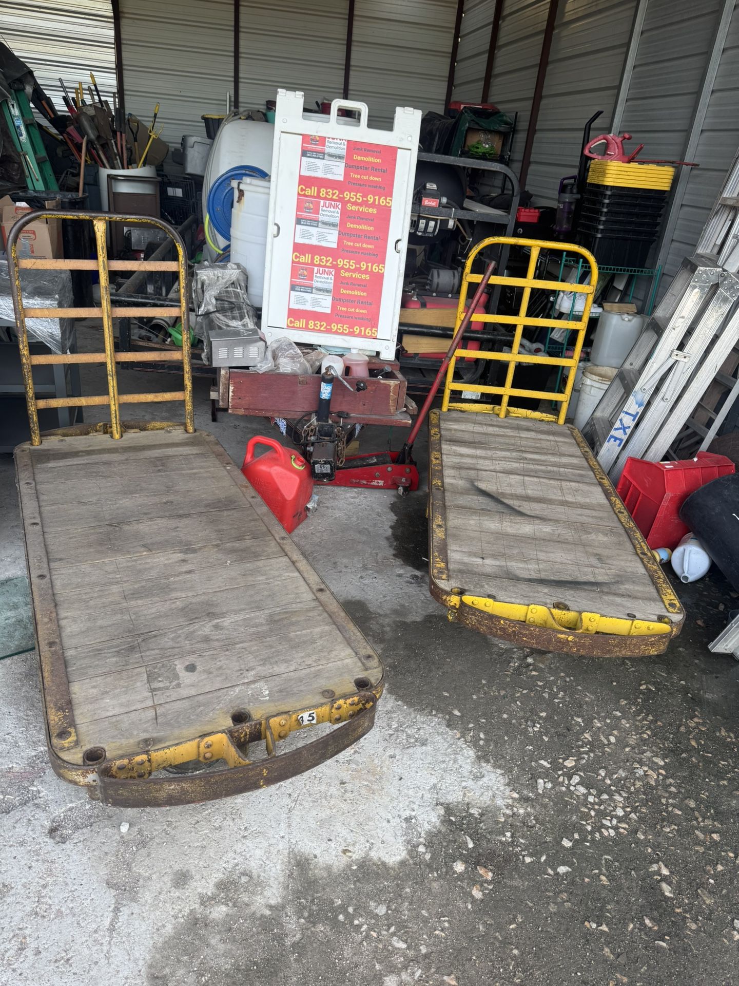 Antique Railroad Carts