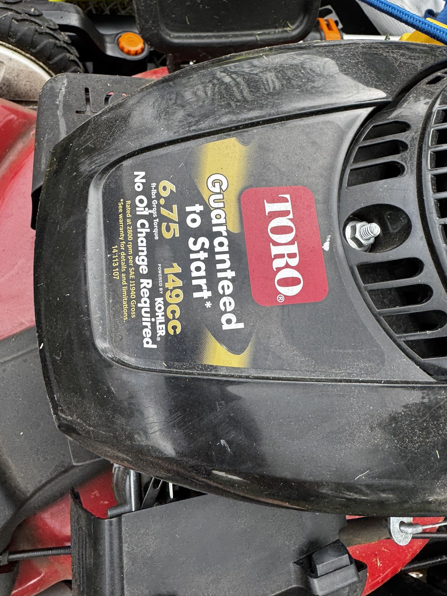149cc Mower (red And Black) EZ Poll