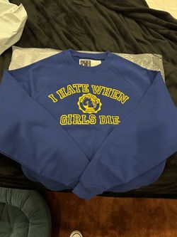 Sp5der raglan crew sweater (sz: small)