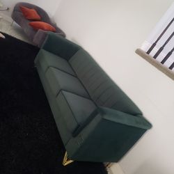 Blackish Green Sofa 