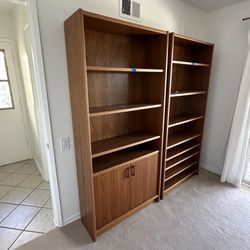Vintage Danish Teak Bookcases by UP Møbelfabrik • Made in Denmark • MCM 1960s-70s