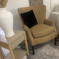 Modern Wingback Accent Chair