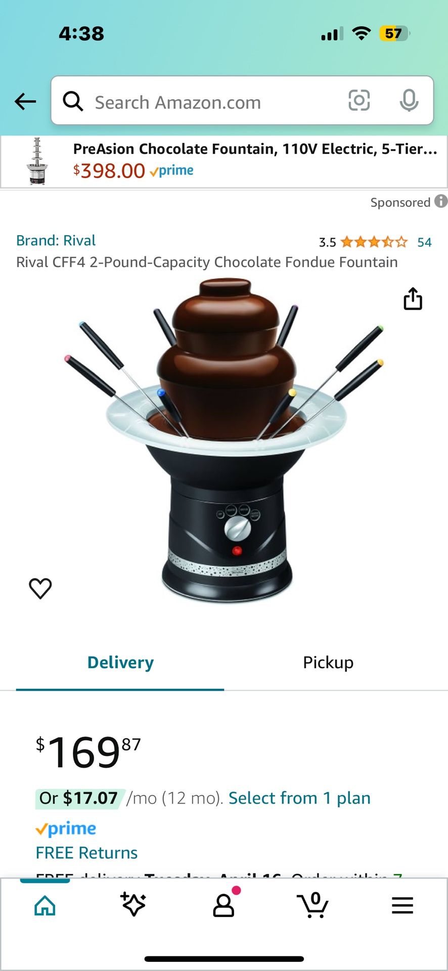 Chocolate Fountain By rival