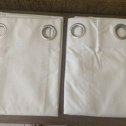 New Blackout Curtains 51W X 53L Each Panel -beige