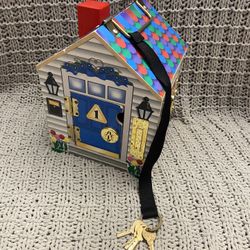 Melissa And Doug Wooden Kids Doorbell House