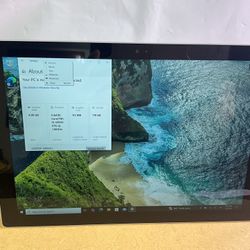 Microsoft surface pro3 i5  4GB 128ssd window10 pro touchscreen   new fresh window installed Ready to use ,no power adapter included , condi
