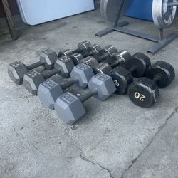 15-35 Pound Dumbbell Set 