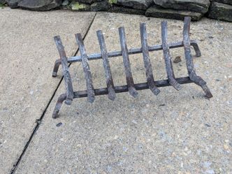 Fireplace log rack