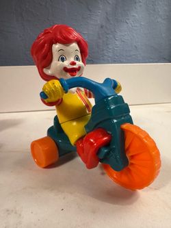 Ronald McDonald Tricycle Toy Figure