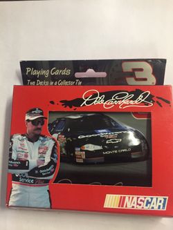 NASCAR Dale Earnhardt Playing card tins