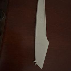 3 Piece Tupperware Set. 2 Knives, 1 Butter/Cheese Dish