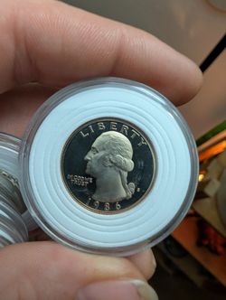 5 S Gem Proof Quarters Set Nice Toning