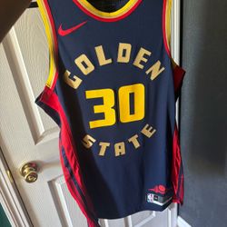 Steph Curry Authernic jersey