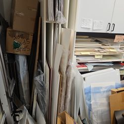 Assorted map boards , all different sizes and frames